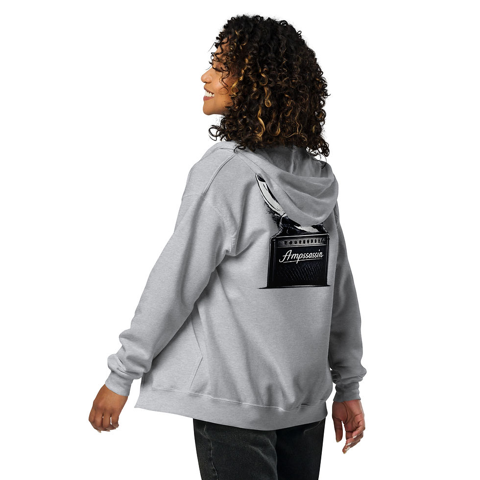 Thumbnail: Ampssassin Unisex heavy blend zip hoodie