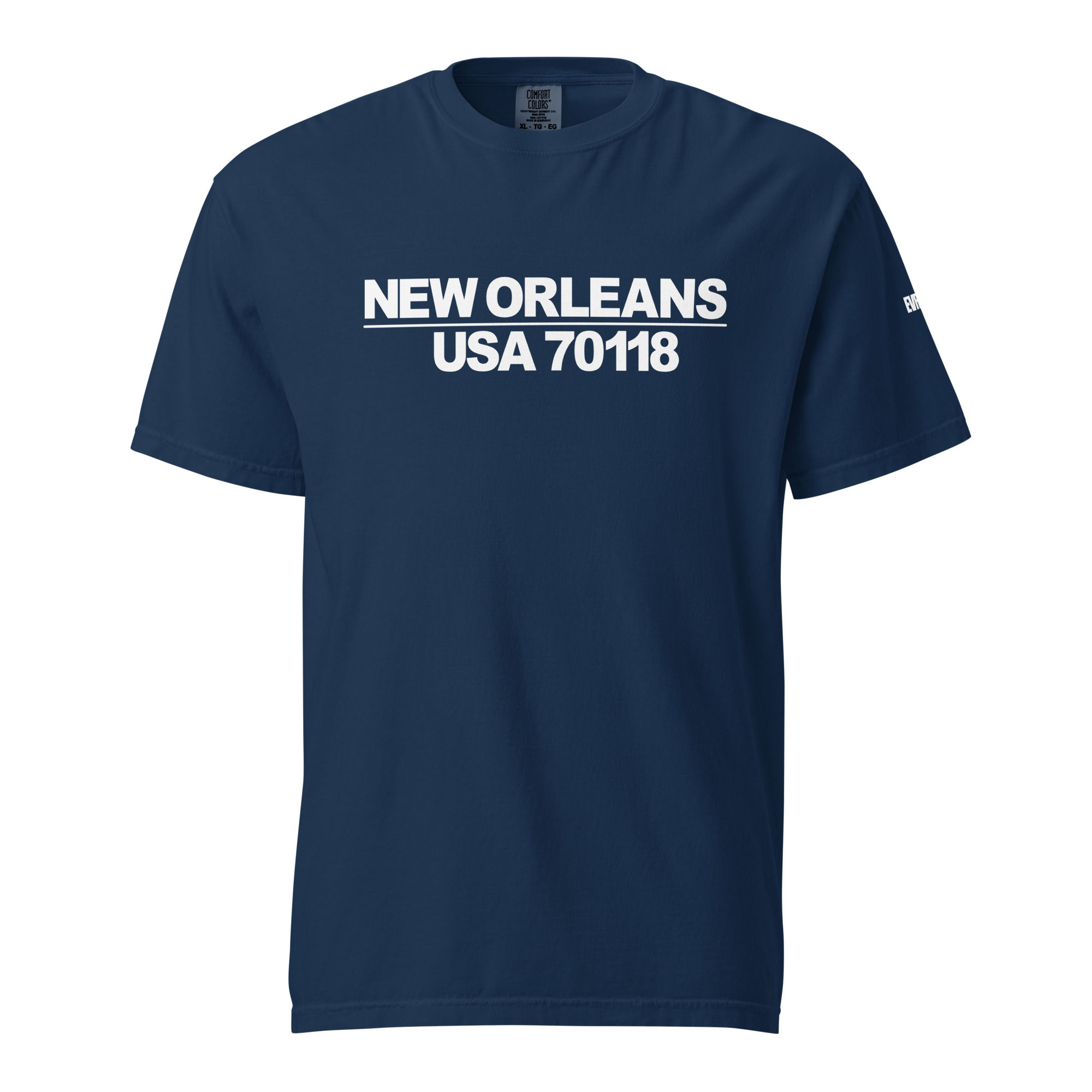 New Orleans 70118 Garment-Dyed Tee by Comfort Colors