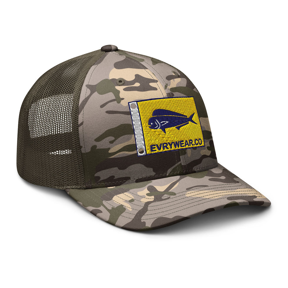 Thumbnail: Mahi Camo Trucker Cap
