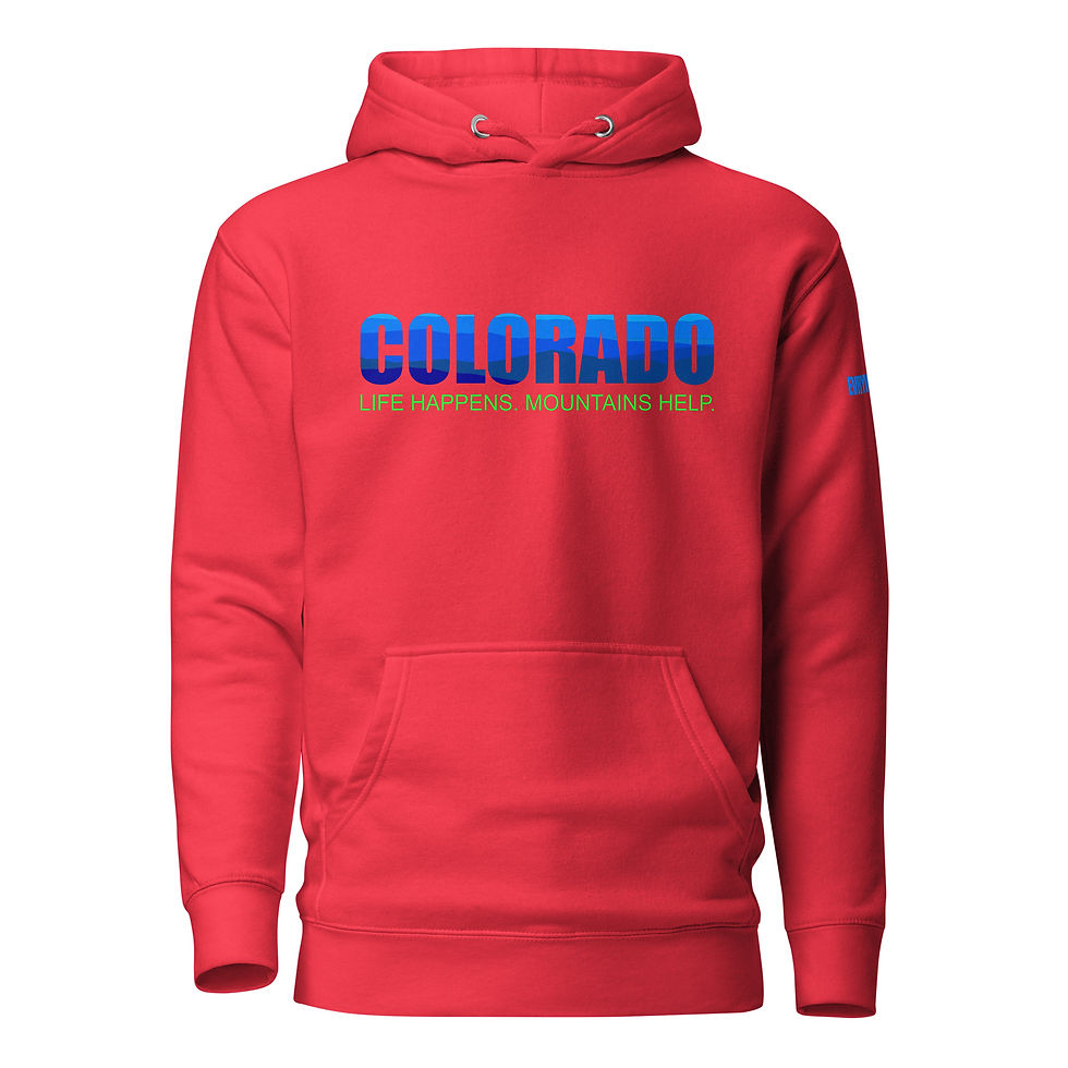 Thumbnail: Colorado Mountains Help Hoodie