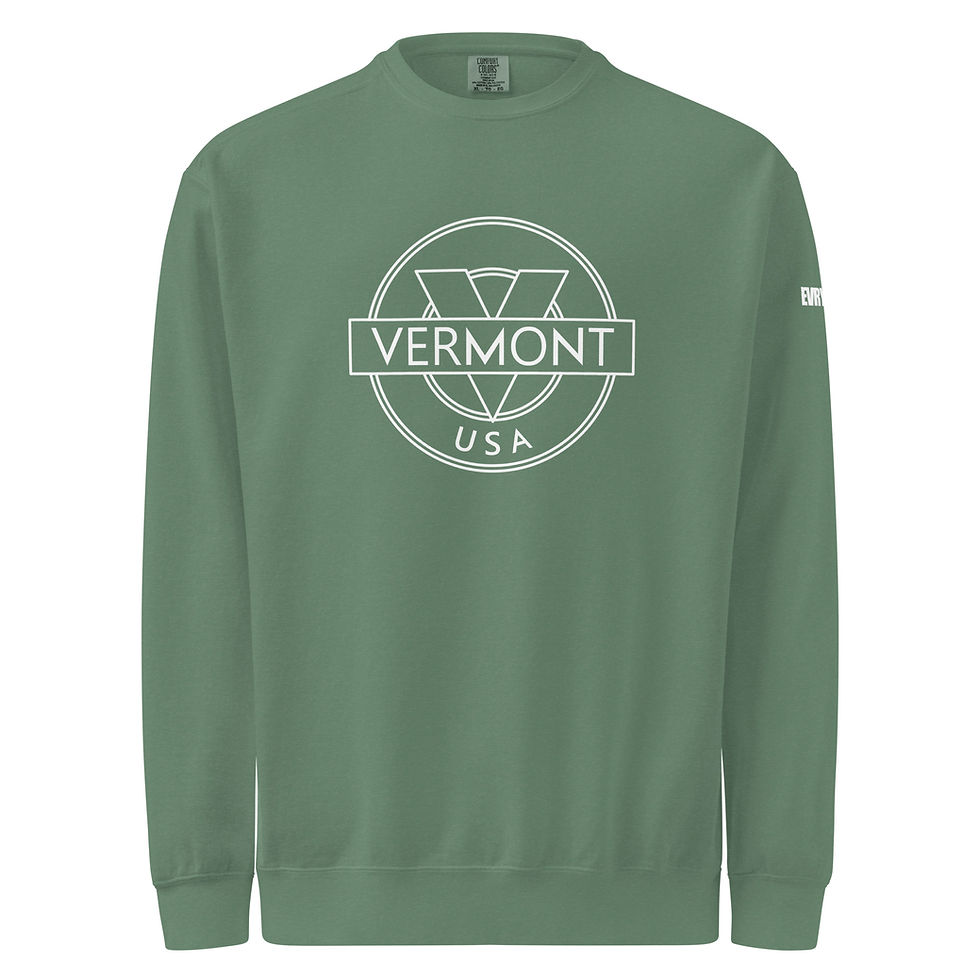 Thumbnail: Vermont Garment-Dyed Crewneck by Comfort Colors
