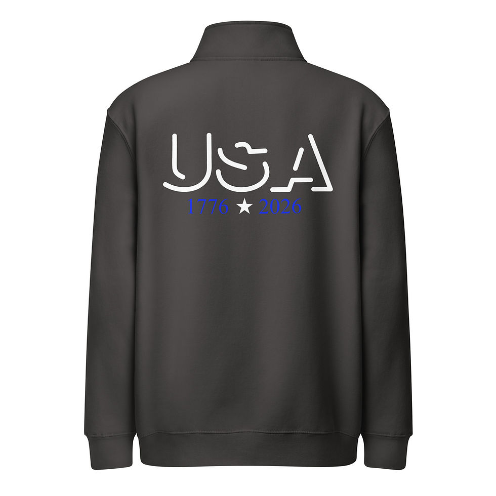 Thumbnail: USA 250 1/4 Zip Sweatshirt