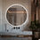 Thumbnail: 80cm Round LED Bathroom Mirror – Frameless, Anti-Fog & Backlit