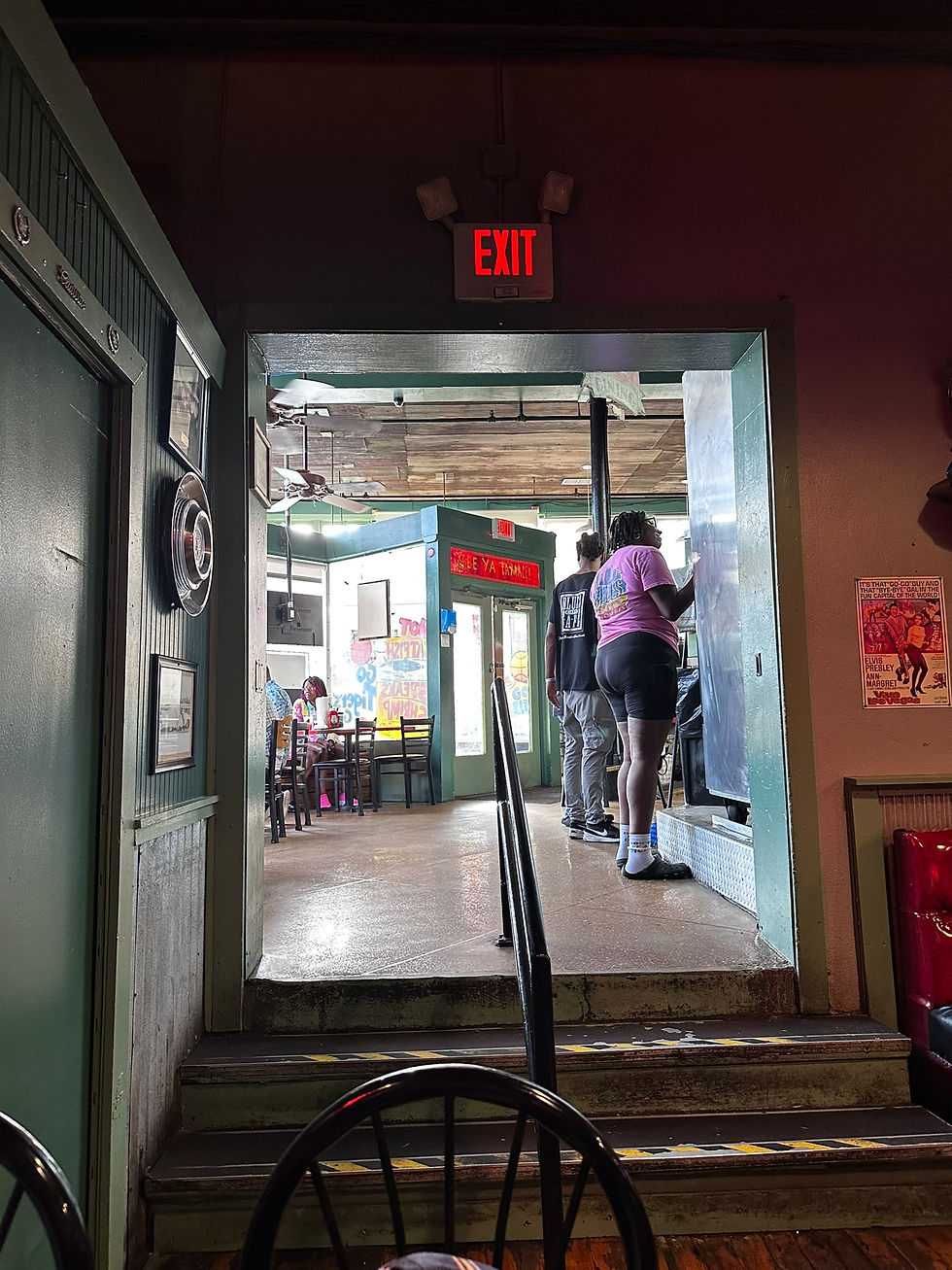 Interior view of Blues City Cafe Entrance