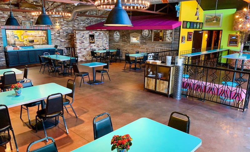 Red Iguana 2 Interior view of dining area