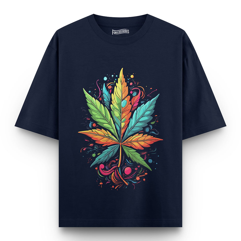 Thumbnail: Trippy Herb Oversized T-shirt
