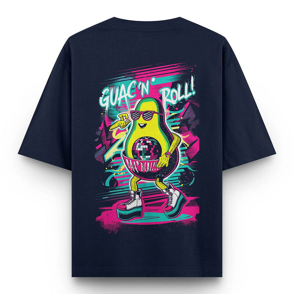 Thumbnail: Guac N Roll Oversized T-shirt