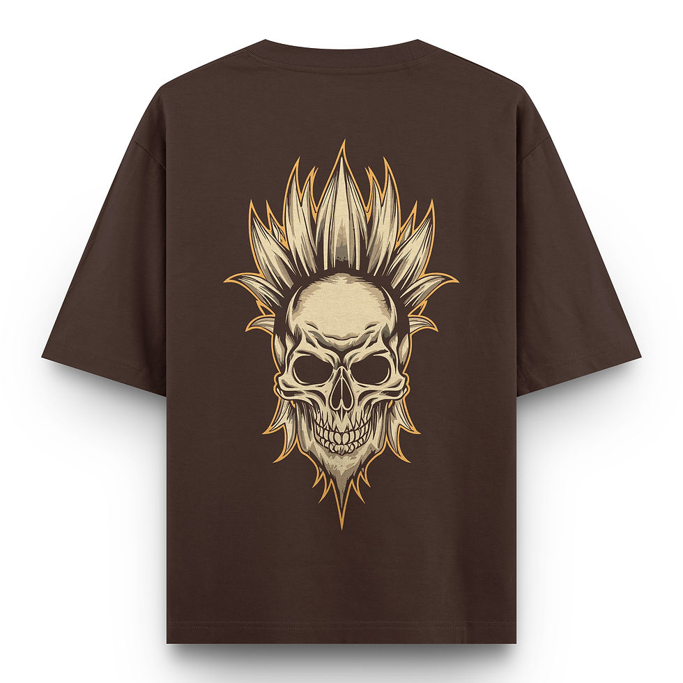 Thumbnail: Skullhawk Oversized T-shirt