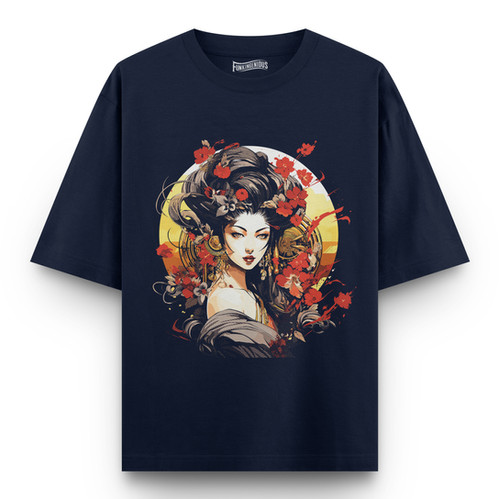 Geisha Oversized T-shirt | Funkingenious