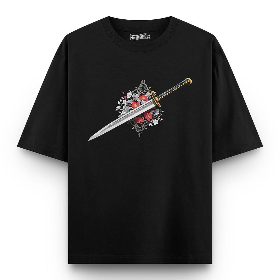 Thumbnail: Ninja Sword Oversized T-shirt