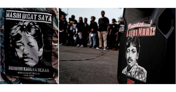 asus pembunuhan Munir Thalib yang tidak pernah benar-benar terungkap hingga saat ini. (Fernando Randy/Historia).