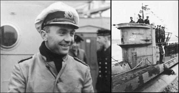 Kapitänleutnant Günther Prien dan U-Boat yang dipimpinnya, U-47. (Bundesarchiv).