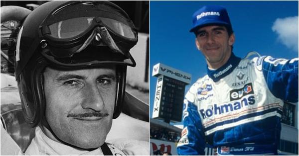 Norman Graham Hill (kiri) & Damon Graham Devereux Hill. (grandprixhistory.org/redbull.com).