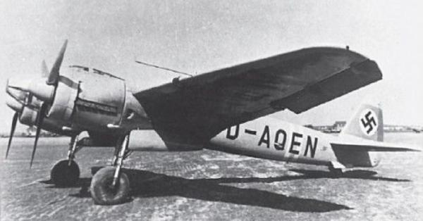 Prototype Ju 88 V1 yang dites terbang pada 21 Desember 1936 (Repro: Junkers Ju 88, The Early Years)