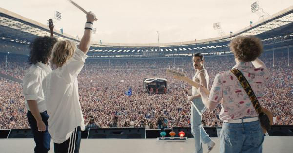 Adegan Konser Live Aid, Juli 1985. (Twitter @BoRhapMovie)