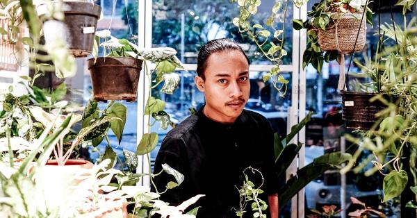 Muhammad Khan, pemenang piala citra di film pertamanya. (Fernando Randy/Historia).