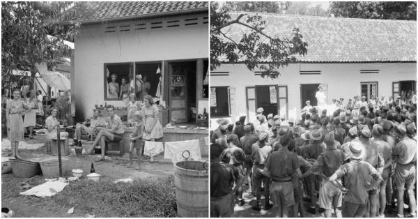 Para interniran dan tawanan perang Sekutu di Kamp Cideng (iwm.org.uk)
