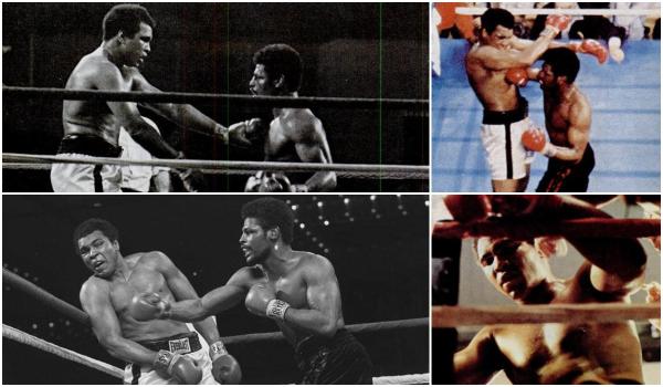 Kolase pertarungan Leon Spinks vs Muhammad Ali jilid I. (Ebony, Mei 1978/wbcboxing.com).