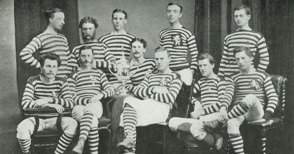 Tim Queen's Park FC asal Glasgow, Skotlandia pada 1870-an (theglasgowstory.com)