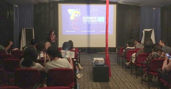 Pemutaran film Papillon di Erasmus Huis (Foto: Twitter @EuropeonScreen)