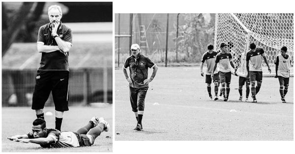 Disiplin dan tegas adalah ciri khas dari Alfred Riedl. (Fernando Randy/Historia.id).