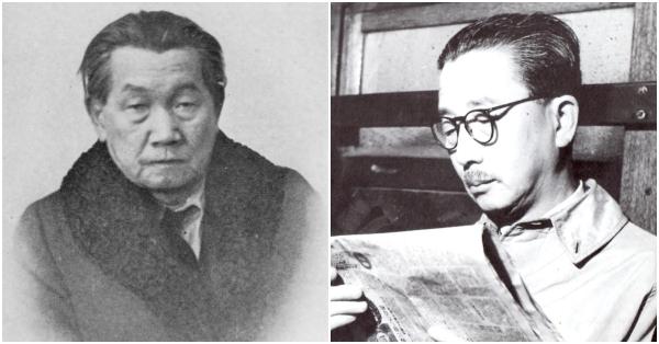 Yabuki Sugataro alias Sen Katayama (kiri) & Sanzō Nosaka (Wikipedia)