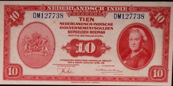 Uang NICA senilai Sepuluh Rupiah. (Historia.id/Koleksi Museum Bank Indonesia).