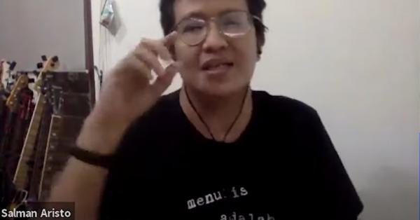 Penulis skenario Salman Aristo (Tangkapan Layar Youtube Rumata Artspace)