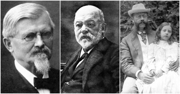 Ki-ka: Wilhelm Maybach, Gottlieb Wilhelm Daimler, serta Emil Jellinek dan putrinya Mercédès (mercedes-benz.com)