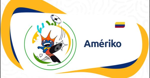 Kolombia mengadopsi konsep alien bermain bola untuk maskot Copa América 2001 (copaamerica.com)