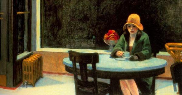 Lukisan "Automat" yang dibuat Edward Hopper tahun 1927 (Foto: edwardhopper.net)