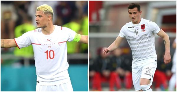 Granit Xhaka (kiri) & Taulant Ragip Xhaka (UEFA)