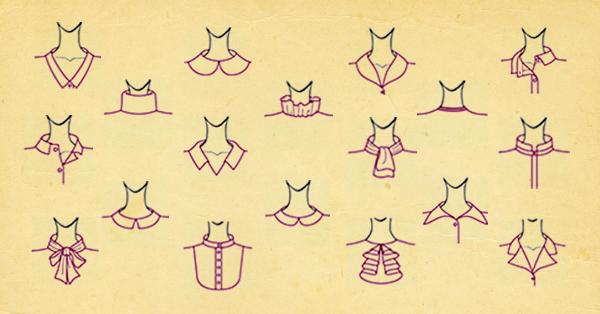 Rupa-rupa kerah pada masa kini