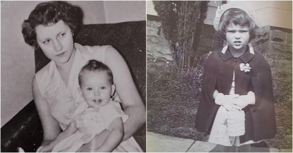 Potret-potret masa kecilnya bersama sang ibu, Dorothy Marie Lawson. (Instagram @sharonstone).
