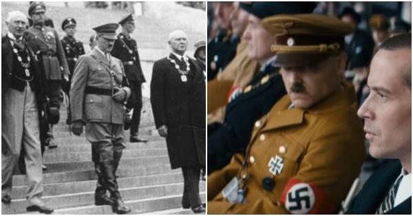 Kanselir Jerman Adolf Hitler yang hadir di Olimpiade Berlin 1936. (Bundesarchiv/focusfeatures.com).