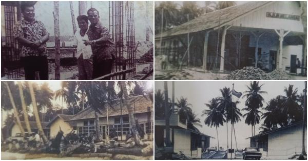 Kolase proyek pembangunan Pesanggerahan Nyiur Melambai di Tanjungkelayang (Repro: Memenuhi Panggilan Rakyat)