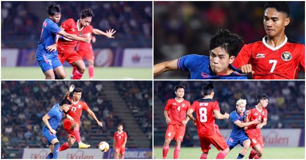 Partai final cabor sepakbola putra SEA Games 2023 yang berjalan dengan tensi panas (Twitter @PSSI)