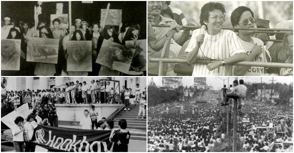 Gerakan massa pada Revolusi EDSA (Repro People Power: The Philippine Revolution of 1986/malacanang.gov.ph)