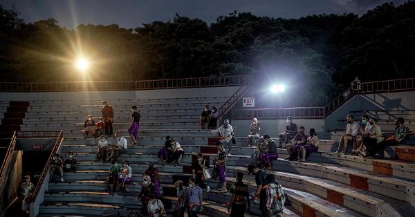 Uluwatu yang tak lagi ramai karena pandemi. (Fernando Randy/Historia.id).