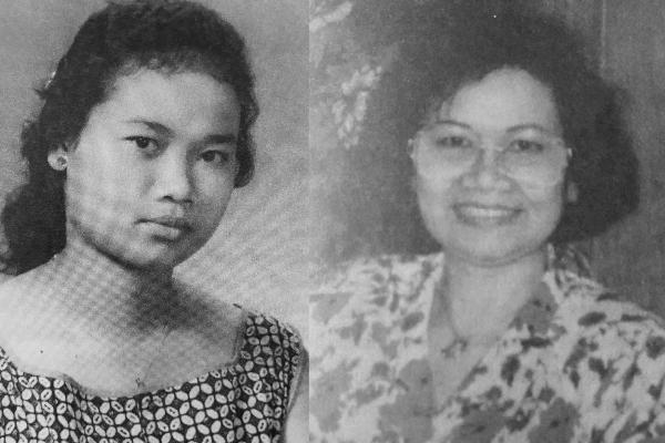 Nani Nurani Affandi saat muda dan tua. (Dok. Nani Nurani Affandi).