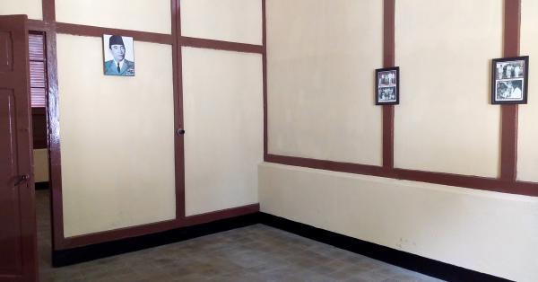 Foto Sukarno yang turut terpajang di salah satu ruangan (Foto: Randy Wirayudha/Historia)