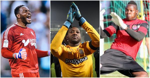 Ki-ka: Steve Mandanda Mpidi, Parfait Mandanda & Riffi Mandanda (ligue1.com/smcaen.fr/sporting-charleroi.be)
