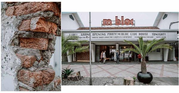Kiri: Batu bata sisa renovasi di M Bloc. Kanan: Suasana di depan M Bloc. (Fernando Randy/Historia).