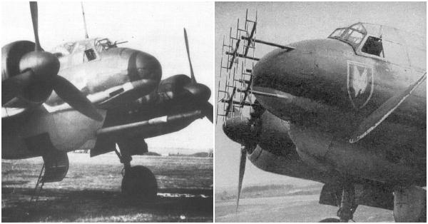 Pesawat Ju 88 P (kiri) dan varian pemburu malam (industriasbanat.es/defense.gov)
