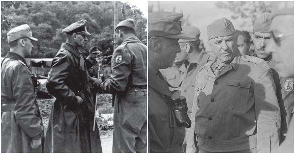 Perwira-perwira Jerman yang menyerah pada pasukan FEB di Fornovo (Arquivo Nacional)