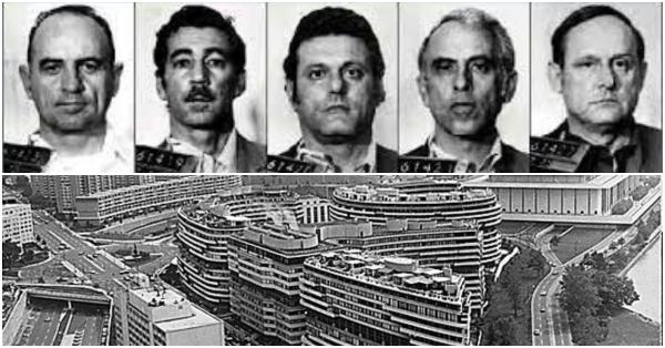 Para pelaku pembobolan markas DNC di Gedung Watergate (nixonlibrary.org/NARA)