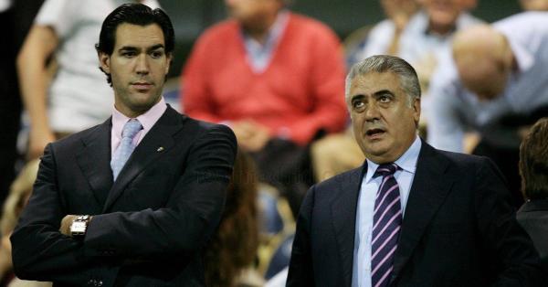 Lorenzo Sanz (kanan) dan putranya Fernando Sanz Durán (Foto: realmadrid.com)