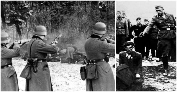 Pembantaian Yahudi dan tahanan politik di Polandia lewat instruksi Heydrich dan Himmler (Foto: nac.gov.pl/Repro "Believe & Destroy: Intellectuals in the SS War Machine"