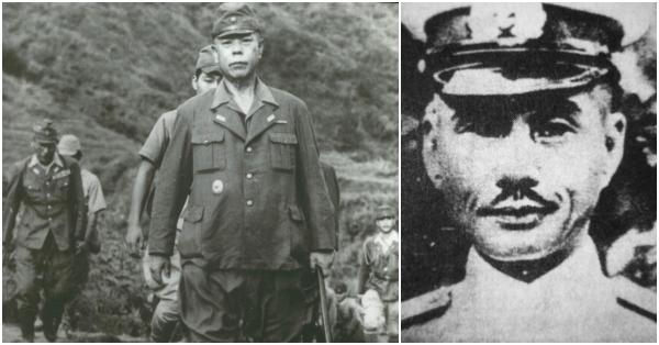 Jenderal Tomoyuki Yamashita si "Macan Malaya" (kiri) & Laksamana Muda Sanji Iwabuchi. (National Archives and Records Administration/malacanang.gov.ph).