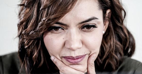 Ekspresi Najwa saat mengetahui hasil tes DNA miliknya. (Fernando Randy/Historia).